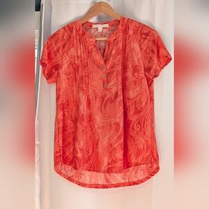Juniper + Lime Women's PS Orange Blouse Multicolor